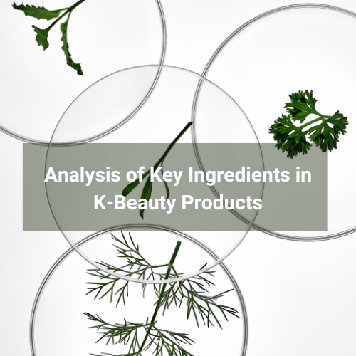Analysis of Key Ingredients in K-Beauty Products