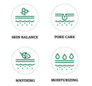DEARBOO Skin Balancing Centella Cica Zero Facial Foam Cleanser (5.07oz) - Exfoliating, Sensitive Skin, Soothing, Pore Care, Soothing, Moisturizing