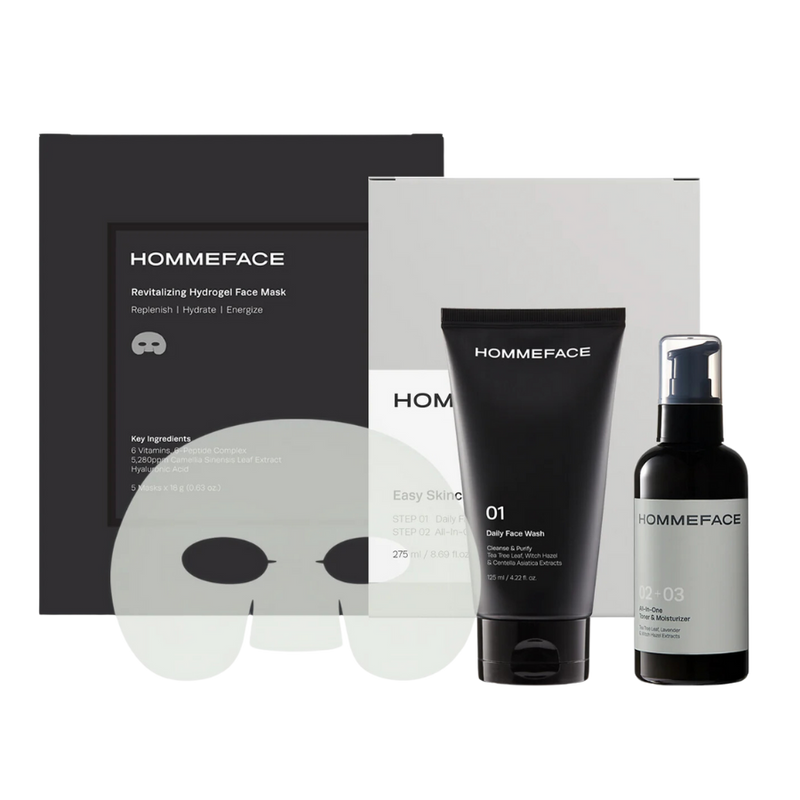 HOMMEFACE  Ultimate Easy Skincare Duo Kit