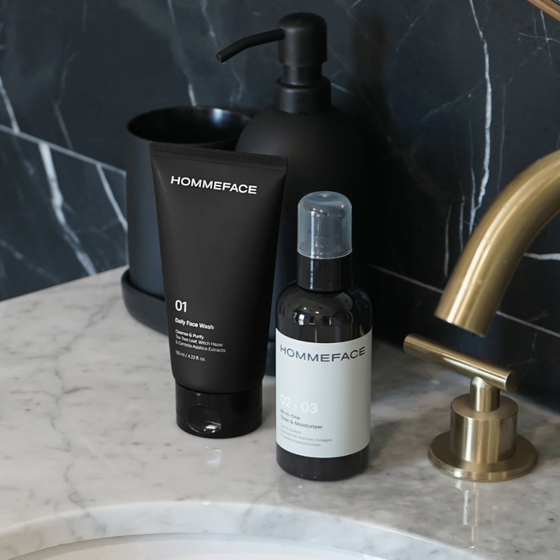 HOMMEFACE  Ultimate Easy Skincare Duo Kit