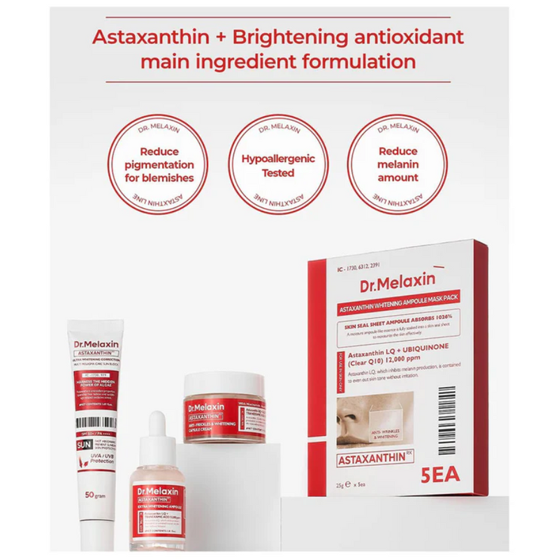 Dr.Melaxin Astaxanthin Capsule Sunscreen SPF 50+/ PA +++ 50ml