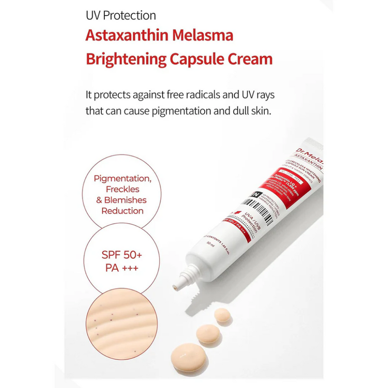 Dr.Melaxin Astaxanthin Capsule Sunscreen SPF 50+/ PA +++ 50ml